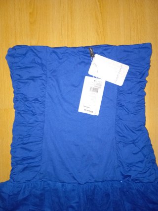 Vestido fiesta azul NAF NAF talla L