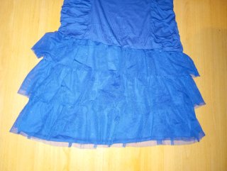 Vestido fiesta azul NAF NAF talla L