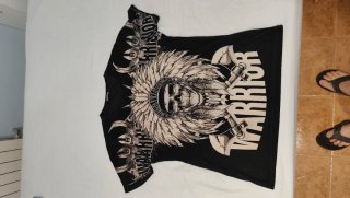 Camiseta Negra, Guerrero Calavera