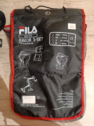 Set Protecciones Fila Junior Skate