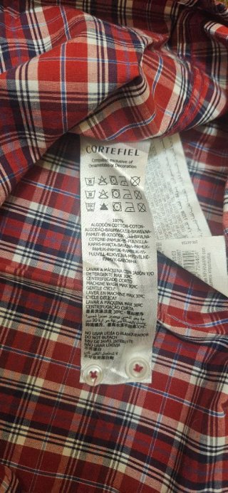 Camisa Cortefiel M Cuadros GobiCotton Tailored Fit
