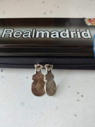 Estuche metálico Real Madrid nuevo pluma bolígrafo