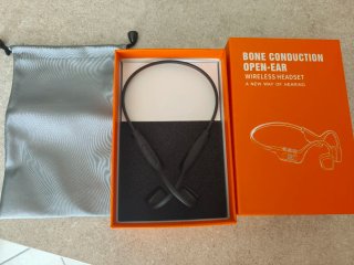 Cuffie Conduzione Ossea Bluetooth 6.0 Open-Ear New