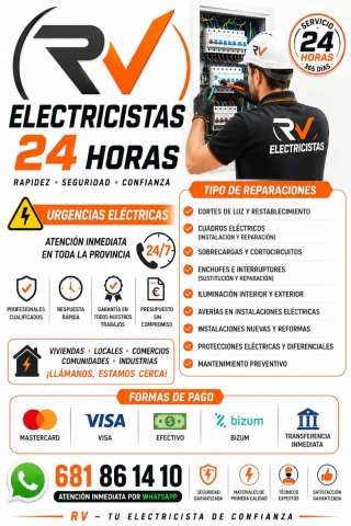 Electricista de URGENCIA