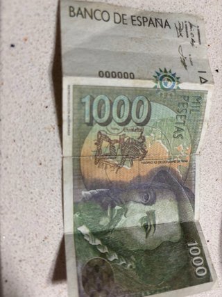 Billete 1000 pesetas Banco de España