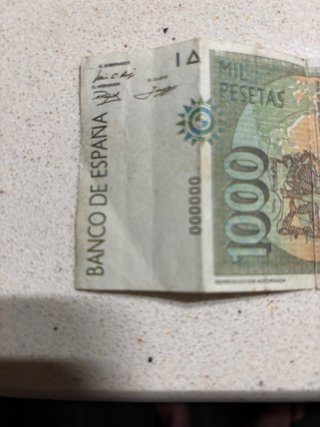 Billete 1000 pesetas Banco de España