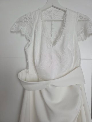Vestido de Novia Blanco Encaje