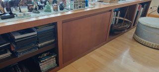Mueble bajo salón 3m madera