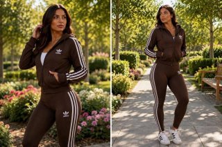 Conjunto Adidas Blanco Mujer
