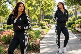 Conjunto Adidas Blanco Mujer
