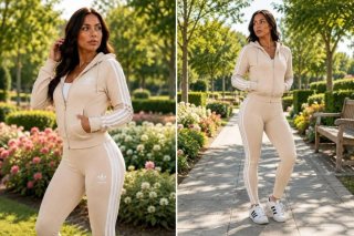 Conjunto Adidas Blanco Mujer