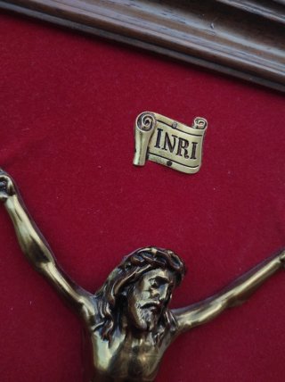Cuadro Cristo Crucificado Antiguo