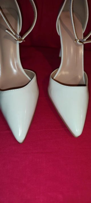 Zapatos de tacón blancos Talla 39