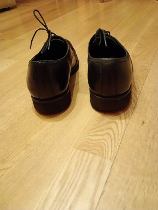 Zapatos de vestir negros piel talla 42