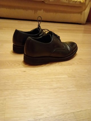Zapatos de vestir negros piel talla 42