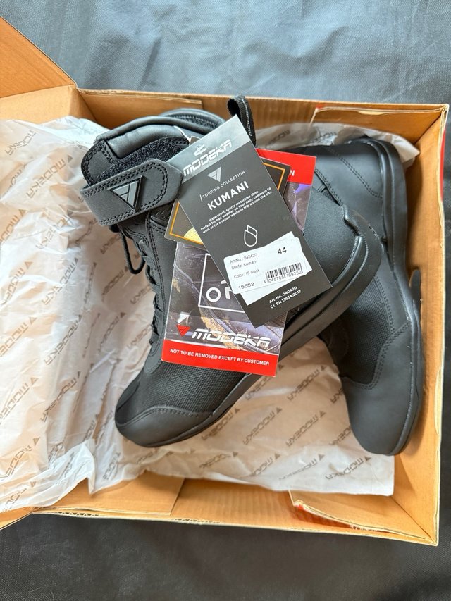 Botas Moteras Modeka Kumani Negras