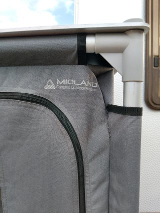 Mueble Cocina Camping Midland Tela Gris