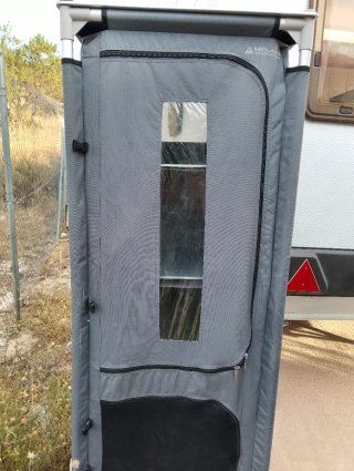 Mueble Cocina Camping Midland Tela Gris