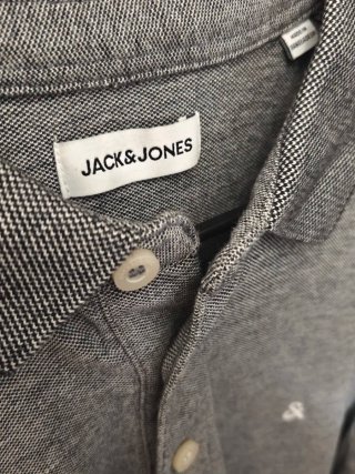 Polo Jack & Jones Gris Talla M para hombre