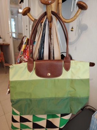 Borsa Longchamp M verde limited edition