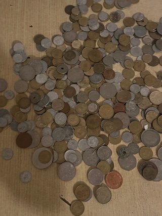 Lote de monedas antiguas y modernas
