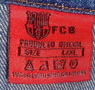 Chaqueta Vaquera Barça Azul