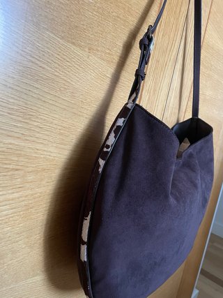 Bolso marrón antelina Pull&Bear