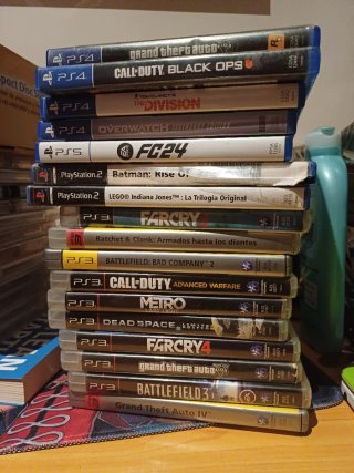 Lote Juegos PS2, PS3 y PS4.