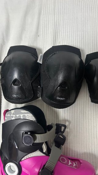 Patines Oxelo Niña Talla 26-29 + Protecciones