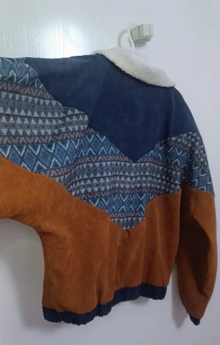 Chaqueta vintage de pana Oversize