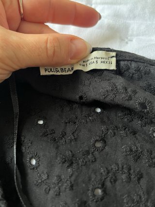 Top corto pull&bear encaje