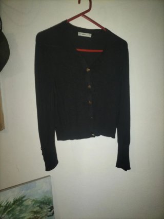 Chaqueta de vestir. Abitonada. negra mujer