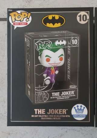 Funko Pop The Joker 10 Die-Cast versione CHASE