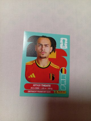 Carta Mundial Arthur Theate FIFA Panini