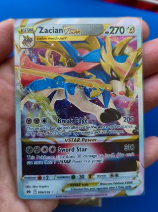 2 Cartas Pokémon Zacian V e VSTAR