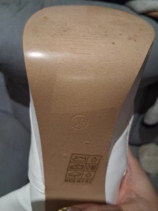 Botines blancos plataforma tacón ancho