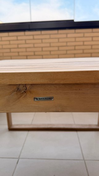 Mesa de terraza de madera, leroy merlin