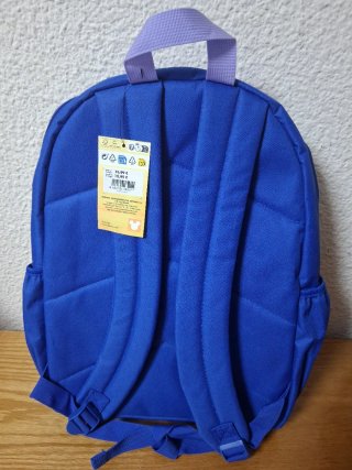 Mochila azul con estampado de Stitch