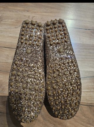 Mocasines de Lujo con Purpurina Hechos en Italia.