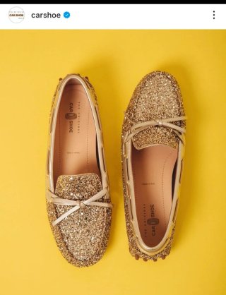 Mocasines de Lujo con Purpurina Hechos en Italia.