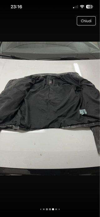 Giacca chiodo Zara nera,