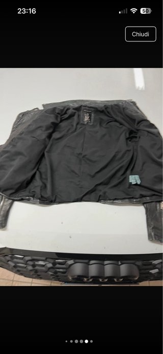 Giacca chiodo Zara nera,