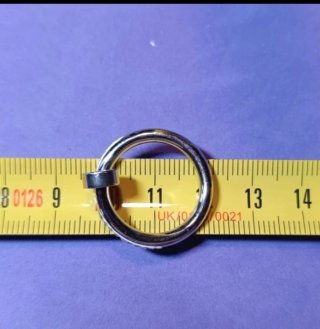 Anillo Clavo Acero Circonitas Talla 7