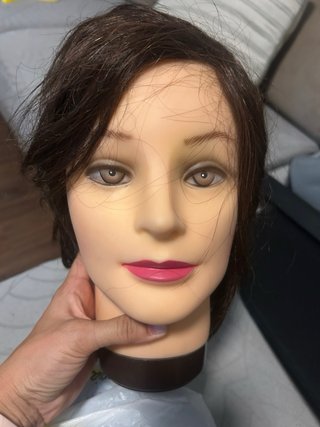 2 cabezas de maniquí para peluquería