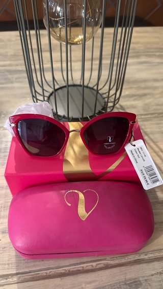 Gafas Valeria Mazza Polarizadas Catwalk Rojas