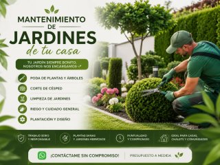 Mantenimiento de Jardines | Limpieza, Poda y Céspe