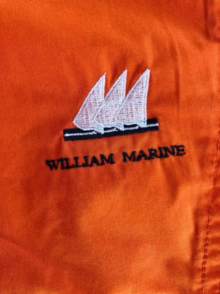 Costume bermuda William Marine arancione