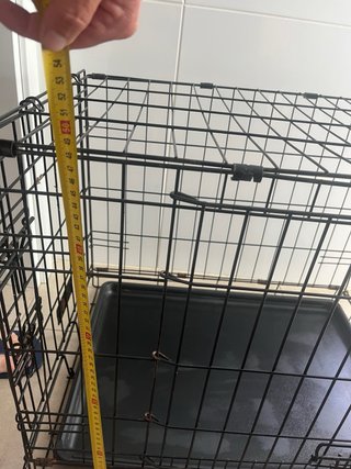 Jaula para perros negra