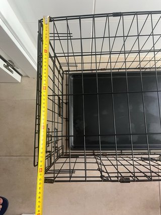 Jaula para perros negra