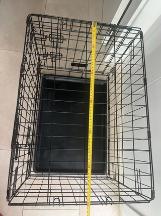 Jaula para perros negra